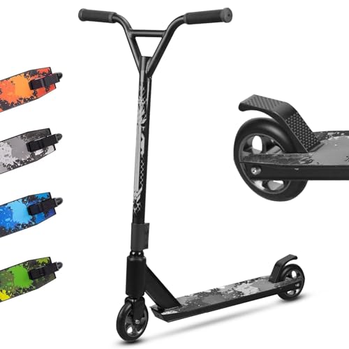MEE GOO Pro Freestyle Stunt-Scooter ABEC-10 Kugellager, Trick-Scooter aus Leichter Legierung mit Rad...