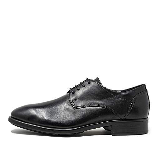 ECCO Men's CITYTRAY Plain Toe Tie Oxford, BLACK, 5 US medium4