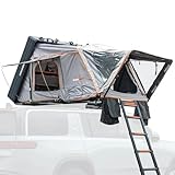 Roofnest Condor Overland 2 Hard-Shell Roof Top Tent for Car Camping and Overlanding, Waterproof, Single Piece Rolled Top Aluminum Shell, 2-3 Person Tent, Universal Mounting Brackets Included