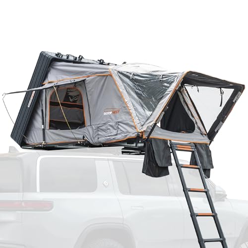 Roofnest Condor Overland 2 Hard-Shell Roof Top Tent for Car Campi...