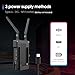 SVBONY ST1 4K Wireless Video Transmitter and Receiver, 1000FT Low Latency 0.06s with Dual HDMI Out & OLED Screen, 5.8G 9 Channel Lag-Free Experience, Plug&Play for Camera/DSLR/Laptop to TV, Projector
