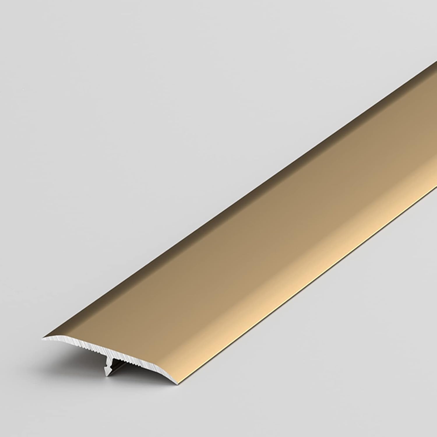 Transition Strip Threshold Strip for Door Flooring Transition Strip from Tile to Laminate, Multiple Uses Edge Strip Transition Bar, Strip Height Difference Threshold from Wood to Tile (Gold)