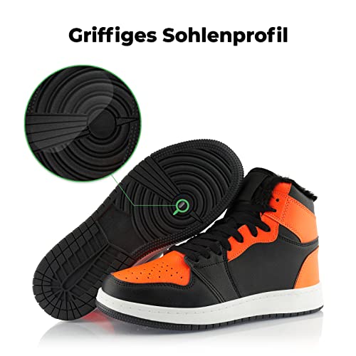 Fusskleidung® Damen Herren Sneaker warm gefütterte Winterschuhe - Image 5