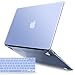iBenzer MacBook Air 11 Inch Case, Soft Touch Hard Case Shell Cover with Keyboard Cover for Apple MacBook Air 11 A1370 1465,Serenity Blue,MMA1101SRL+1A