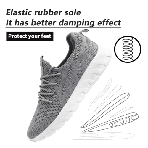 Image of DLWKIPV Men's Shoes Running Road Walking Sneakers Sports Athletic Workout Gym Shoes Casual Comfortable Breathable Fashion