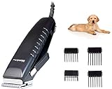 ✅ Protector de cuchilla. Maxell Power CORTAPELO para Animales Perros Mascotas Maquina 15W Potente Accesorios INCLUIDOS (Negro)