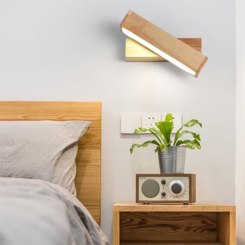 Lámpara de pared LED para dormitorio que ahorra espacio en la mesa 3