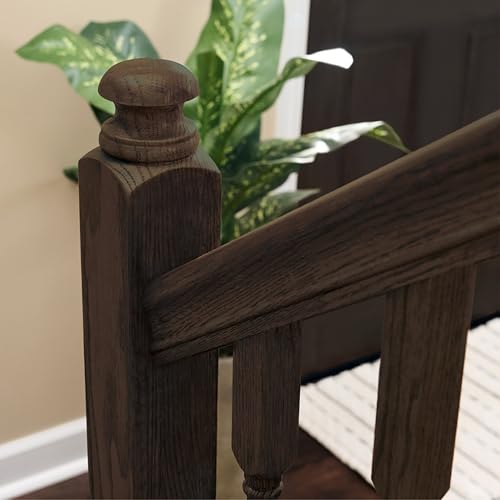 Image of Varathane Total Control Gel Stain | Low Odor Water-Based Formula | Thick Gel Formula for Vertical Surfaces | Ideal for Wood, Metal & Fiberglass | Half Pint | Ebony