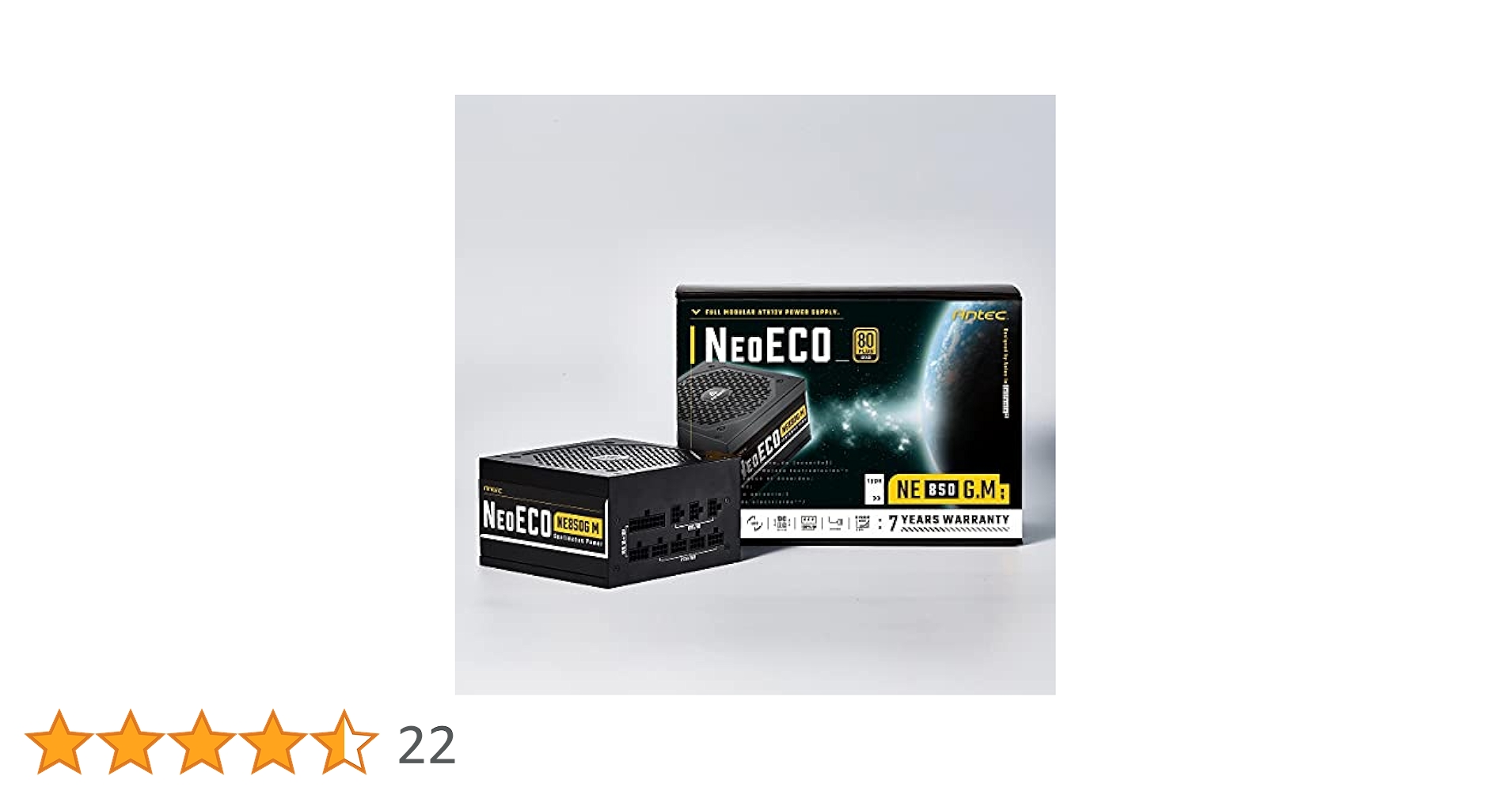 Amazon | Antec、80PLUS Gold認証取得 高効率高耐久フル