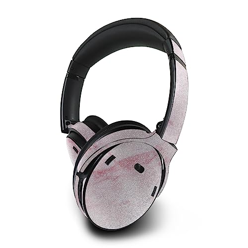 Image of MightySkins Glossy Glitter Skin Compatible with Bose QuietComfort 45 Headphones Girly Marble Dazzle | Protective, Durable High-Gloss Glitter Finish | Easy to Apply