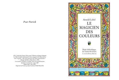 LE MAGICIEN DES COULEURS (LES LUTINS) (French E... [French] 221109631X Book Cover