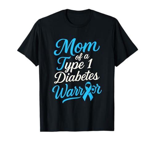 Mamma di tipo 1 diabetes warriror t1d diabetic awareness donne maglietta