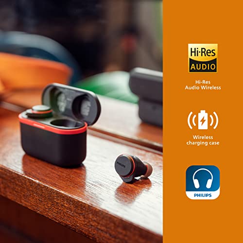 Image of Philips GO A7507 Wireless Sports Headphones with Noise Canceling Pro (ANC), Bluetooth Multipoint and Bone Conduction Microphones for Crystal-Clear Calls, Black