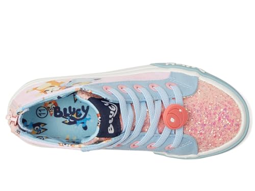 Ground Up Girl's Bluey High-Top (Toddler/Little Kid) Pink 10 Toddler M2