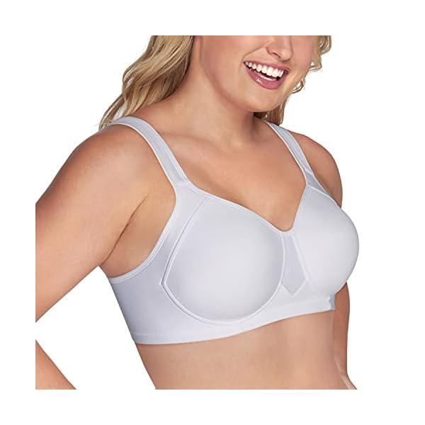 Vanity-Fair-Womens-Medium-Impact-Convertible-Sports-Bra Vanity Fair womens Wireless Medium Impact Plus Size Padded Sports (36c-44ddd) Bra, Wireless - White, 42D US