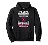 The devil whispered in my ear I am the storm survivor design Pullover Hoodie