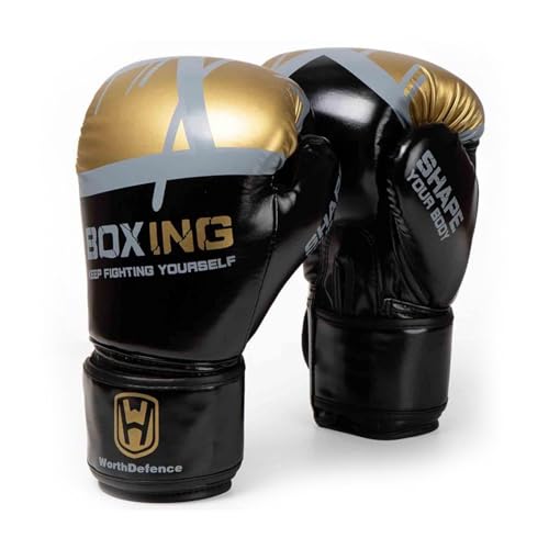 Boxing Gloves for Men & Women 6oz 8oz 10oz 12oz Adult Training Gloves for Punching Bag Kickboxing MMA Muay Thai Sparring Gloves for Boxing Workouts & Weight Training (6oz)