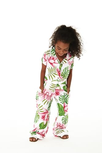 Image of Hawaii Hangover Family Matching Hawaiian Clothes, Lotus & Orchid | Family matching Hawaiian outfits, Lotus & Orchid, lightweight rayon, machine washable, tropical floral print, luaus, cruises