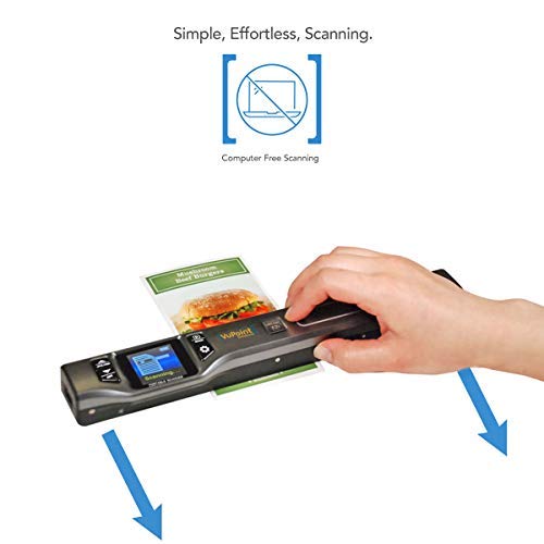 Vupoint St470 Magic Wand Portable Scanner W/Auto-Feed Docking Station (Turquoise) (Renewed) #TOP4