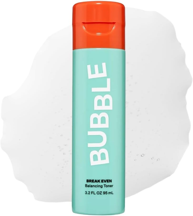 Break Even pH Balancing Toner for Oily Skin - Niacinamide + Green Tea Toner - Soothe Skin and Promote Even Texture Through Plant-Based, Exfoliating Skincare (95 ml)