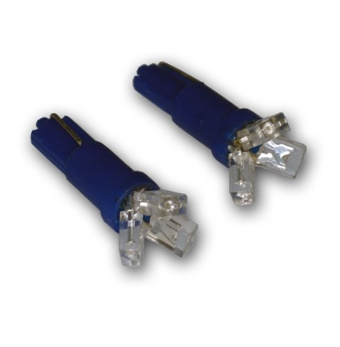 Tuningpros LEDRD-T5-B3 Radio Dial LED Light Bulbs T5, 3 LED Blue 2-pc Set