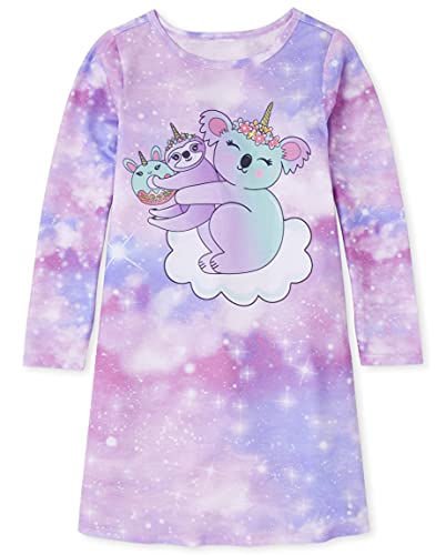 The Children's Place Girls Long Sleeve Koala Nightgown, Multi Color, X-Large #TOP13