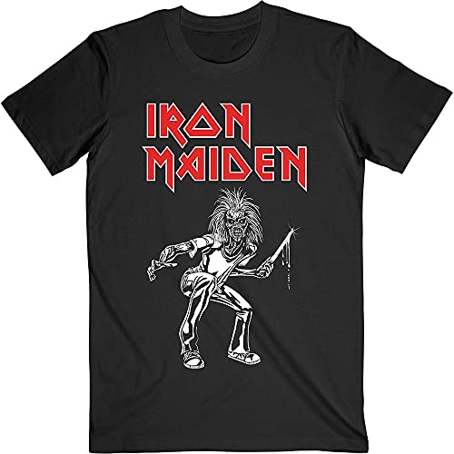 Iron Maiden Unisex T-Shirt: Autumn Tour 1980 (Back Print) - X-Large - Black