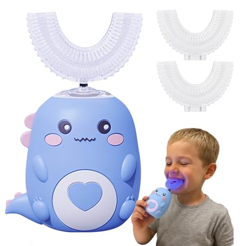 Spazzolini elettrici in offerta Spazzolino da denti elettrico a 360º per bambini, spazzolino da...