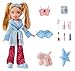 Bratz Slumber Party Cloe Fashion Doll with 2 Sets of Pajamas, Plush, and Accessories
