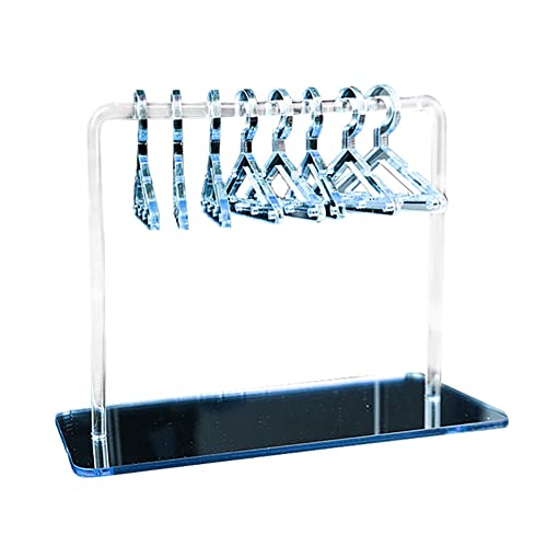 Katutude Acrylic Earring Rack Display Hanging Organizer, Dangle Earring Holder Organizer Earring Display Stands with Hangers, Acrylic Jewelry Organizer Rack Display for Girls