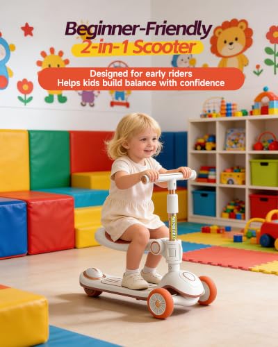 WinHope 2-in-1 Toddler Scooter
