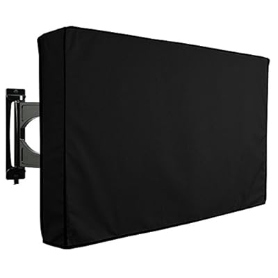 KHOMO GEAR Outdoor TV Cover - Panther Series - Universal Weatherproof Protector for 55-58 Inch TV - Fits Most Mounts & Brackets