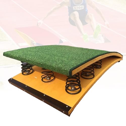 BeoyNot TrampolíN De Entrenamiento De Salto hacia AtráS - DiseñO Curvo De Alto Rebote, Base De Madera Dura para Adolescentes/Adultos, Artes Marciales, Piscina Y Ejercicio Al Aire Libre 6Springs