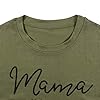 Mama-in-The-Making-Pregnancy-Announcement-T-Shirt-Women-Letter-Print-Short-Sleeve-Tops-Tee Mama in The Making Pregnancy Announcement T-Shirt Women Letter Print Short Sleeve Tops Tee (Medium, Army Green)