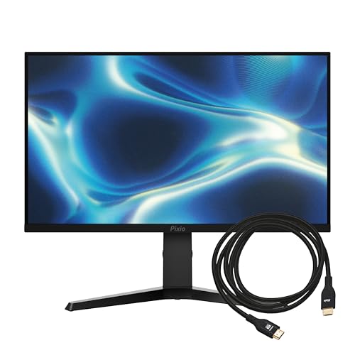 Image of Pixio PX277 Prime Neo V2 27 inch 200Hz 1440p Fast IPS Panel 1ms GTG Fully Adjustable Stand Adaptive Sync Gaming Monitor with HDMI 2.1 Cable Certified Ultra High Speed 6FT 8K 60Hz 4K 120Hz Nylon Braided