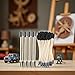 20Pcs Black Sanding Sticks Double End Matchsticks Twigs 120/280 Grit Fine Detailing Polishing Tool for Plastic Models Miniatures Wood Hobby Stuffers，Power Sander Parts,Accessories，Detail Sander Paper