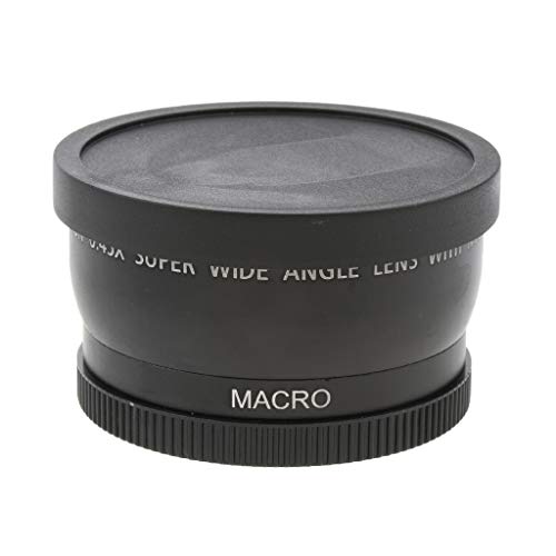 gazechimp Lente Grande Angular 58mm 0.45x Com Macro Para Câmeras Canon Nikon Pentax Sony