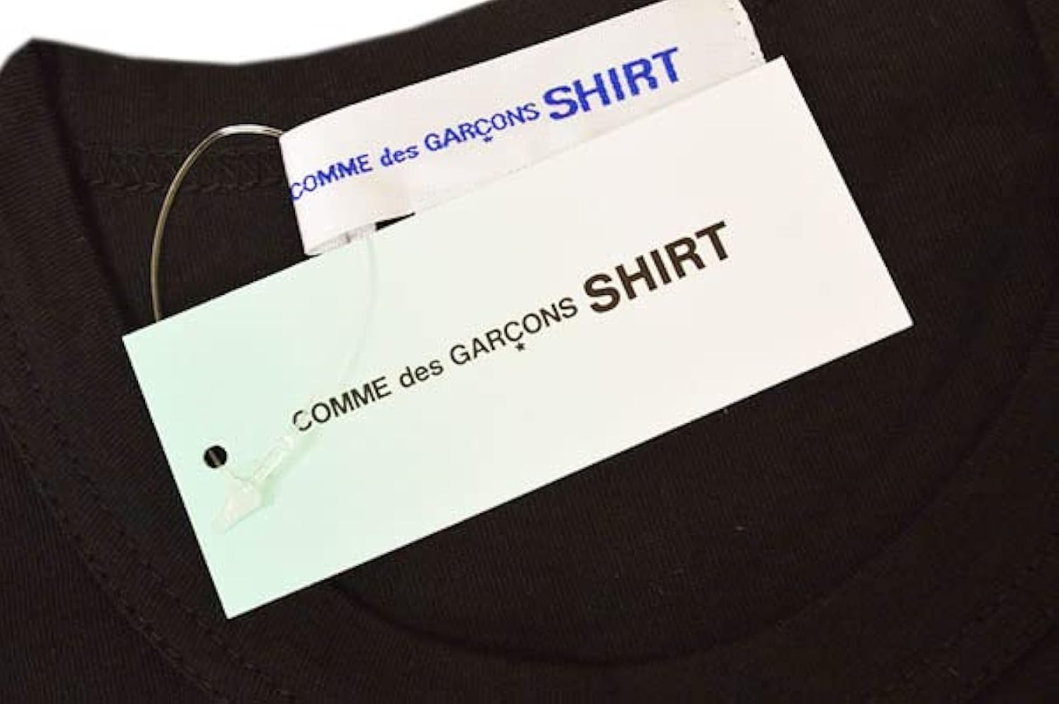 美品 コムデギャルソン コムコム AD2022 ケープ付き 長袖シャツ ホワイト COMME des GARCONS コムデギャルソン CDG 日本製 CDGロゴ 袖