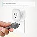 WiFi Smart Plug, Maxcio Smart Outlet Compatible with Alexa Echo, Google Home for Voice Control, Remote Control, Ifttt Enabled, Alexa Smart Plug Mini with Timing Function, No Hub Required, 10A - 4 Pack