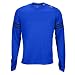adidas Performance Men's Response Long-Sleeve Top, Blue/White, X-Large