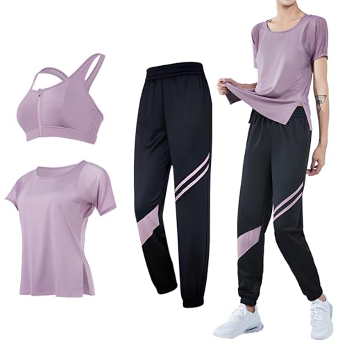 Tenue de yoga XXL confortable ensemble 3 pièces pour gommer les complexes en sport