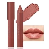 BINGBRUSH Crayon Matte Longwear Lipstick Pack Set,Moisture Smooth Color Stick Ultimate Lip Crayon for Makeup Collection - Waterproof Velvet Lipgloss (05#, 1 Count (Pack of 1))