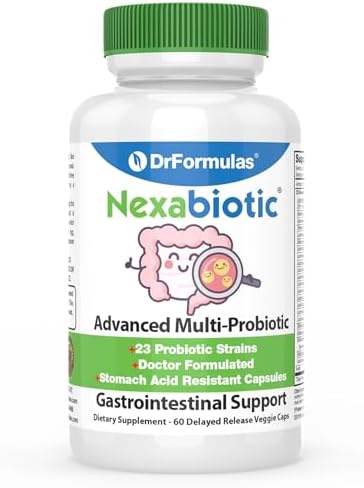 Bio Prosper Labs Nexabiotic 21-Strain Multi-probiotic Supplement with Lactobacillus Acidophilus, Bifidobacterium Infantis, Saccharomyces Boulardii -60 Capsules