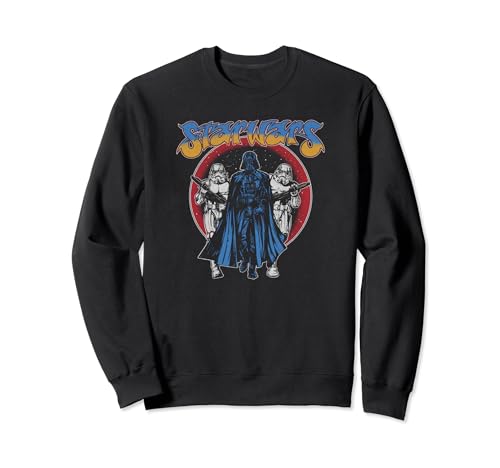 Sweatshirt Star Wars imprimé Darth Vader col rond en coton doux