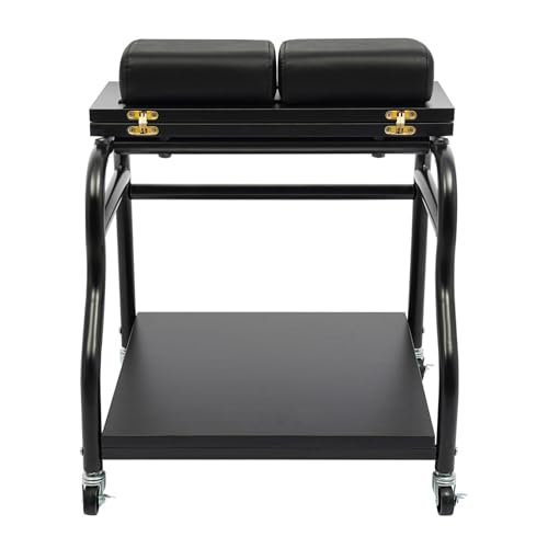 Carrito para spa de pies con ruedas y estante plegable