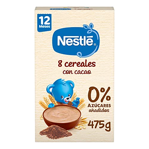 Nestle Papilla 8 Cereales con Cacao, 475 g