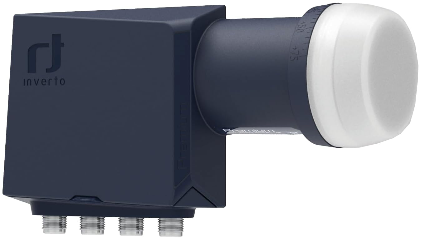 Inverto Quad Premium LNB IDLP-QDL413-PREMU-OPN 40 mm, Full HD, 4K, avec filtre LTE (Quad (IDLP-QDL413-PREMU-OPN))