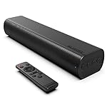 Sound Bars for TV 16-inch, Cinematic TV Sound Bar with Impactful Bass, Bluetooth Soundbar for TV with Remote Control, Wall Mountable TV Speakers Sound Bar Work with Traditional or Smart TV