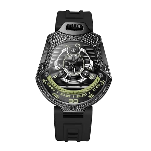 Image of Atowak Stainless Steel Connected Wrist Watch with Leather Strap Water Resistant, Black Case Material 316L Stainless Steel Lens: Scratch-Resistant Sapphire Crystal