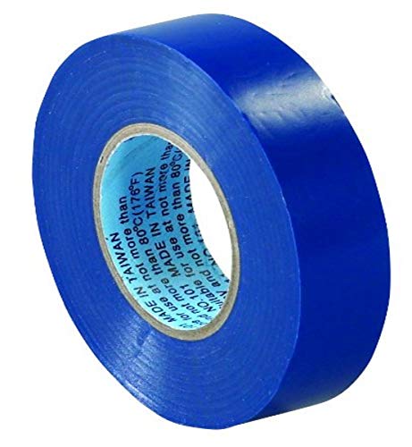 Image of Aviditi Blue Electrical Tape, 3 /4 Inch x 20 Yards, UL Listed, Vinyl Tape to Repair, Splice and Bundle for All Electrical and Wiring Projects (200 Rolls)